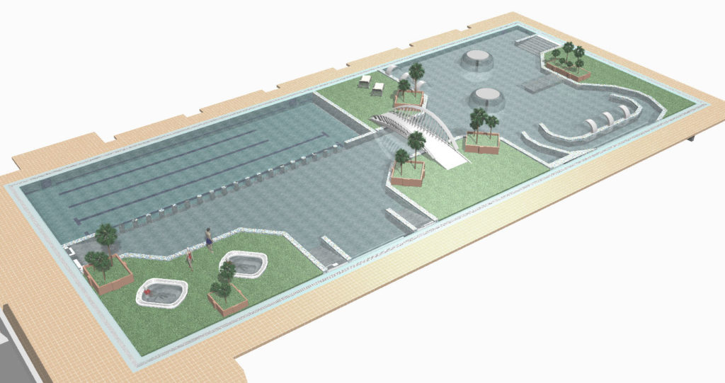 Remodelación de la casa del deporte y piscina